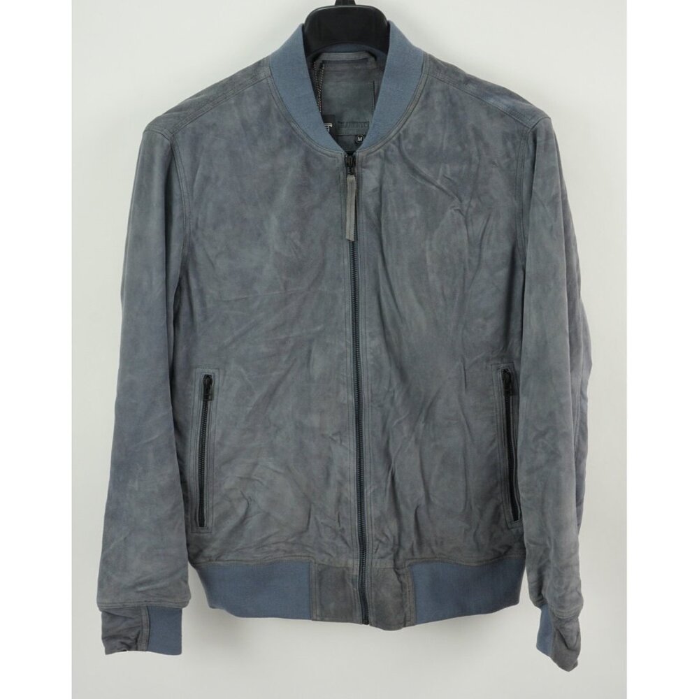 New‎ $398 BLANKNYC Back In The Saddle Suede Leather Bomber Jacket Men's Medium